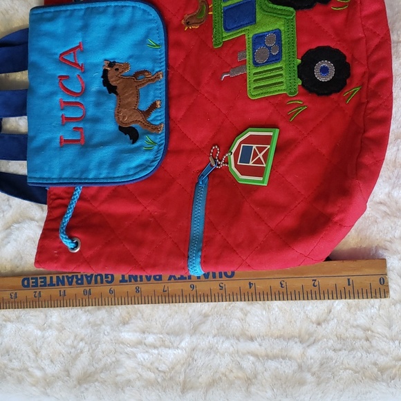 Stephen Joseph Boys' Padded Farm Design Backpack and Lunch Box - School Bags - Picture 6 of 16